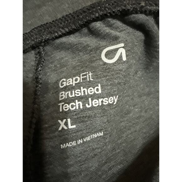 Gap Fit Brushed Tech Jersey Women's Gray Tapered Jogger Sweat Pants Size XL - Picture 5 of 7
